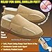 Adjustable Swollen Feet Loafers, Ladies Large (8-9), Tan, 1 pair