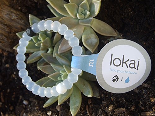 Medium size Clear Limited Lokai Bracelet Mud From the Dead Sea Water From Mt. Everest