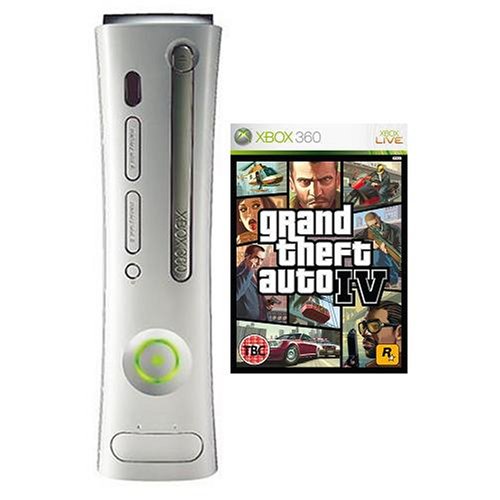 Childrens Toyshop  Video Games : Xbox 360 Console and Grand Theft Auto IV Bundle
