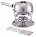 Kitchen & Housewares : Tuxton 11 Piece Stainless Steel Fondue Set