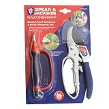Spear & Jackson Secateur and Sharpener Set