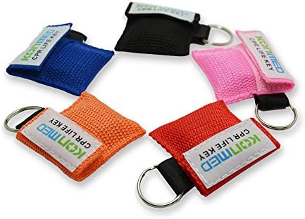 CPR Res-Cue Key CPR Mask with Mini Keychain Pouch (20)