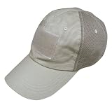 Condor Mesh Tactical Cap (Tan, One Size Fits All)
