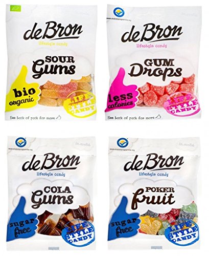 de bron WeinGummi Mix Zuckerfrei, Kalorienarm (4er Mix Set)