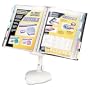 Fellowes(R) Desktop Reference Rack, Platinum