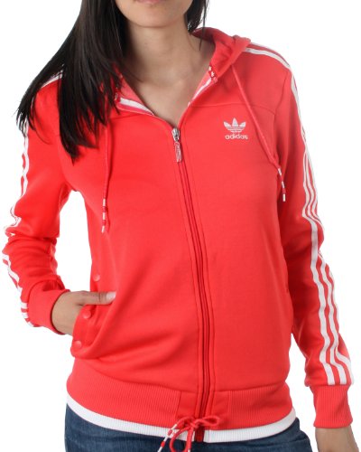 Adidas Damen Kapuzentop FLOCK, aerored, 42, V32756 Preisvergleich
