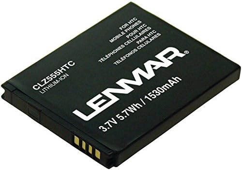 LENMAR Replacement Battery for HTC Rezound, Vigor - Retail Packaging - Black