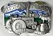 The American Farmer Feed's the World Enamel Pewter Buckle,(Occupation Buckle)