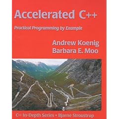 Accelerated C++: Practical Programming By Example