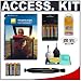 Nikon School The Speed of Light: Joe McNally Creative Lighting DVD + 8 Spare AA Batteries with Charger + Accessory Kit for Nikon SB-600 & SB-800 Flashes