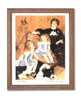 Renoir French Victorian Girl Dog Wall Home Decor Wall Picture Oak Framed Art Print