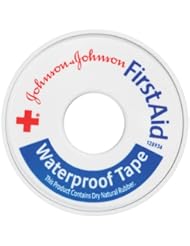 Health and Beauty: Johnson and Johnson Red Cross Waterproof First Aid Tape 1/2 Inch X 10 Yards (Pack of 3) - Johnson & Johnson Red Cross