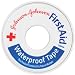 Johnson and Johnson Red Cross Waterproof First Aid Tape 1/2 Inch X 10 Yards (Pack of 3)