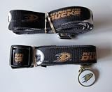 Anaheim Ducks Pet Accessories Set - Large (6' Leash, Collar, and ID Tag)