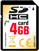 Memory Master 4GB SDHC Secure Digital card