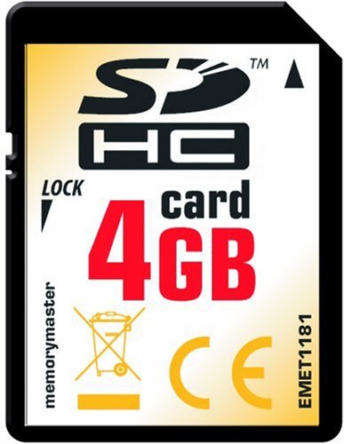 Childrens Toyshop  Electronics : Memory Master 4GB SDHC Secure Digital card