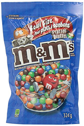 M&M's Pretzel Bowl Size Stand up Pouch 324g