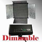 ePhoto Photography Video Lighting 1000 LED light Panel 4 Bank switches with Dimmer 1000LEDA