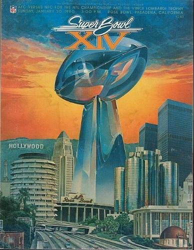 Super Bowl XIV Magazine - Rams Vs Steelers