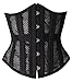 Everbellus Double Steel Boned Breathable Corset Heavy Duty Waist Training Shaper