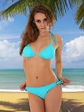 Spring Break Hot Turquoise BIKINI Swimsuits Junior Size M or L