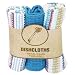 Prussian Stripe Waffleweave Dishcloths Set of 3