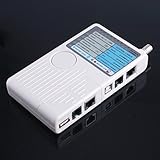 4-in-1 Remote RJ11 RJ45 USB BNC LAN Network Phone Cable Tester Meter