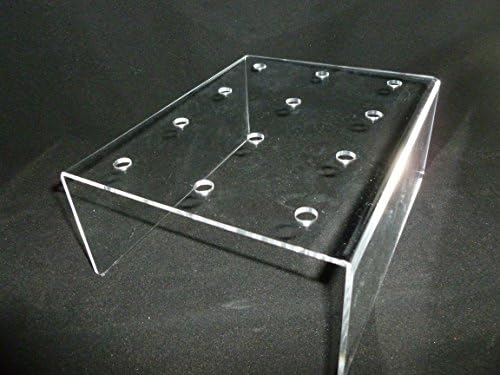 Combo: 12ct. Push Up Pop Containers 1.25" Tall Caps w/ Clear Acrylic Stand