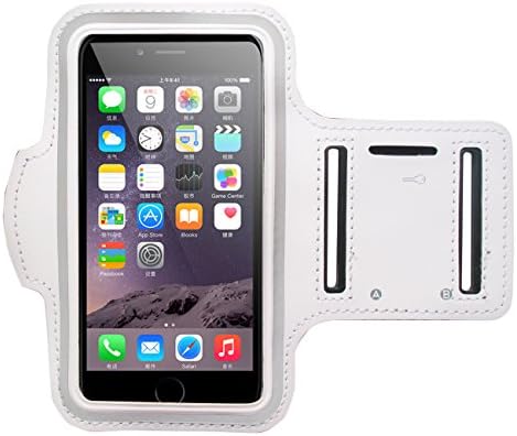 Sport Armband for iPhone 6 (4.7"), Miyoo Sport Exercise Gym Sportband Arm band Sports Running Apple iPhone 6 Armband Case With Key Holder - Touchscreen Compatible Clear Cover, Adjustable, Durable, Waterproof, Sweat proof, Dirt proof, Best for workouts, Running, Cycling, Or Any Fitness Activity Outside with ID/Credit Card/Money Holder.