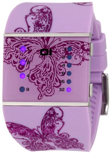 THE ONE - Binary Watch Damen-Armbanduhr Slim Square Lady Digital Quarz SLS140B3 Preisvergleich