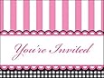 Creative Converting Sweet Baby Feet Pink Party Invitations, 8-Count