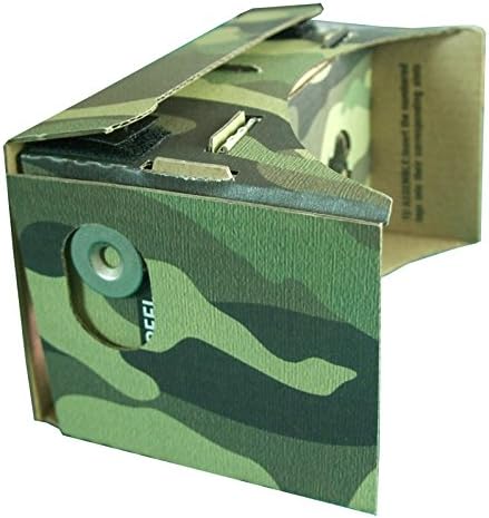 DIY Google Cardboard Virtual Reality 3d Glasses for Iphone,google Nexus 6 & Samsung Mobile Phones, and Other Brand Phones with 4-7 Inches Screen (Camouflage version)