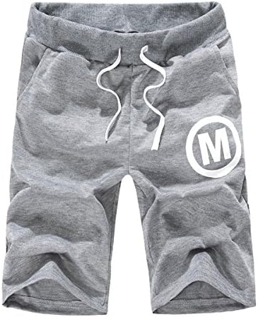 Amoing Mens Cotton Fleece Shorts Jogging Casual Home Wear MMA Boxing(L-2XL)