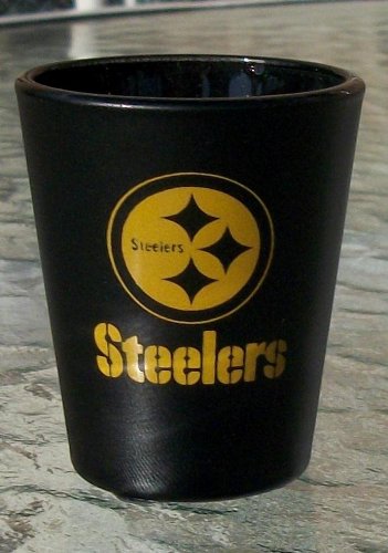 Pittsburgh Steelers Color Frost 2 oz Shot Glass NFL Boelter