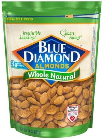 Blue Diamond Whole Natural 14 oz (Pack of 3)