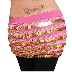 Multi-Row Coin Bellydance Wrap