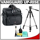 Vanguard Up-Rise 22 Digital SLR Camera Bag/Case (Black) with Deluxe Photo/V ....