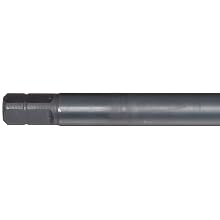 Dormer EX016H Powdered Metal Steel Spiral Flute Threading Tap, Black Oxide Finish, Round with Square End Shank, Modified Bottoming Chamfer