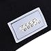 Comfortable Black Knit Beanie with Built-in Five-led Flashlight Provides Bright Light While Running, Camping, or Fishing at Night
