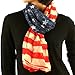Original Patriotic American USA Flag Loop Circle Chain Infinity Scarf