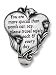 Pewter Visor Clip - You are more special than words can say Image