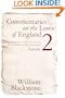 Commentaries on the Laws of England Vol.2