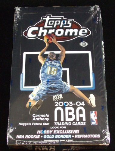2003 04 Topps Chrome Basketball Unopened Hobby Box