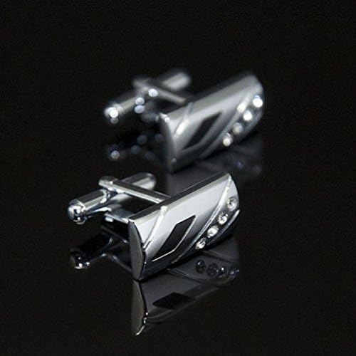 Jewelryfinds Crystal Cufflinks Cuff Nail Crystal Technology Handsome Man Series