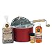 image and picture of Whirley-Pop Gourmet Gift Set - Red Pan