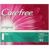 Carefree Original Pantiliners Long Unscented, 92 Count
