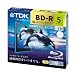 TDK 録画用ブルーレイディスク ハードコート BD-R DL 50GB 1-2倍速 インクジェットプリンタ対応(ホワイト・ワイド) 5枚パック 5mmスリムケース BRV50PWA5A