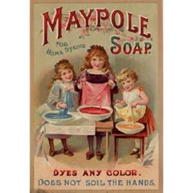 S1971 SMALL MAYPOLE SOAP VINTAGE STYLE METAL ADVERTISING WALL SIGN RETRO ART