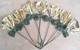 Rosettes/Mane Flowers - Green & Gold