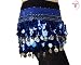 Bellyrose Multi-row Paillettes Gold Coins Belly Dance Wrap & Hip Scarf, Lively Style Image #5
